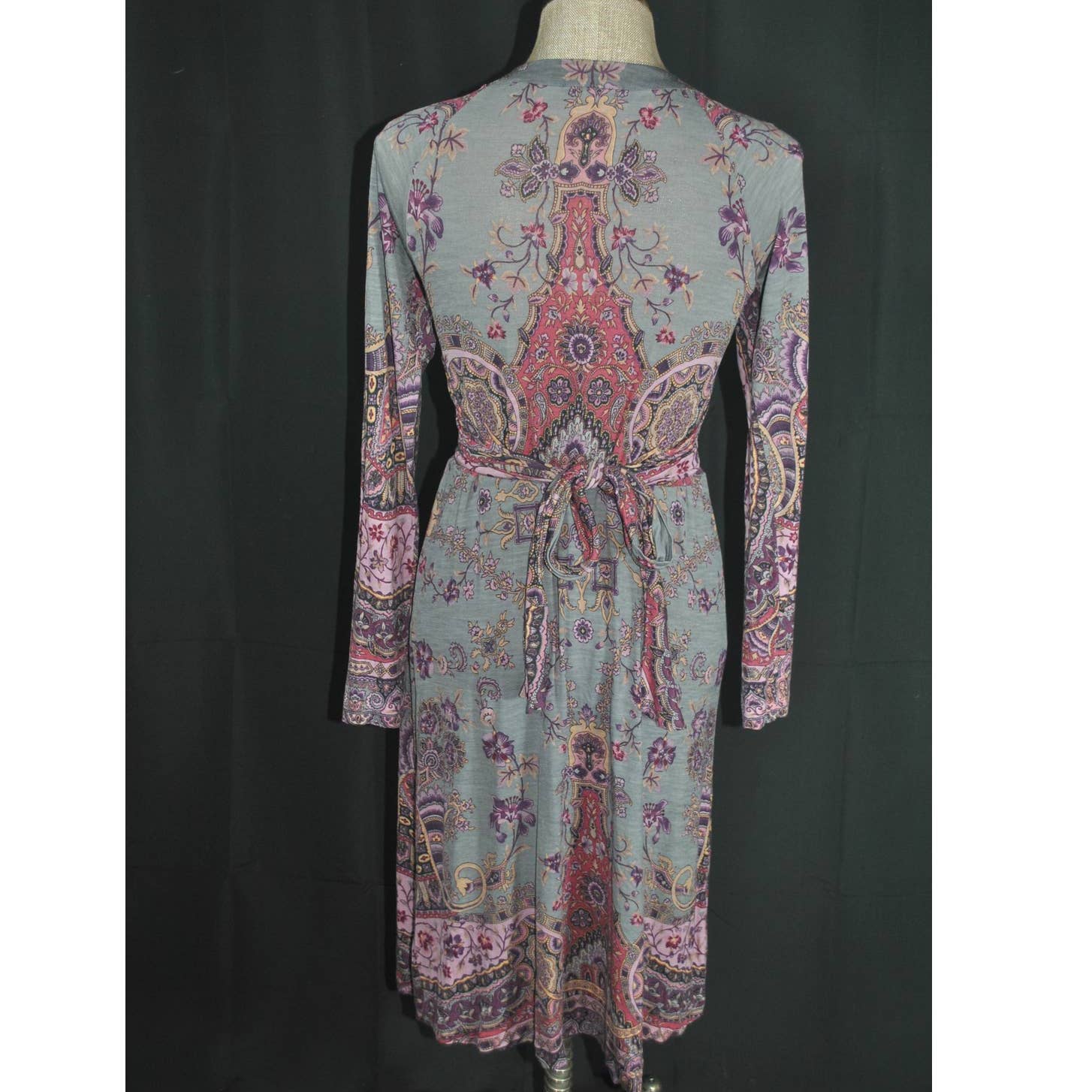 Etro Floral Print Long Sleeve Dress- 40