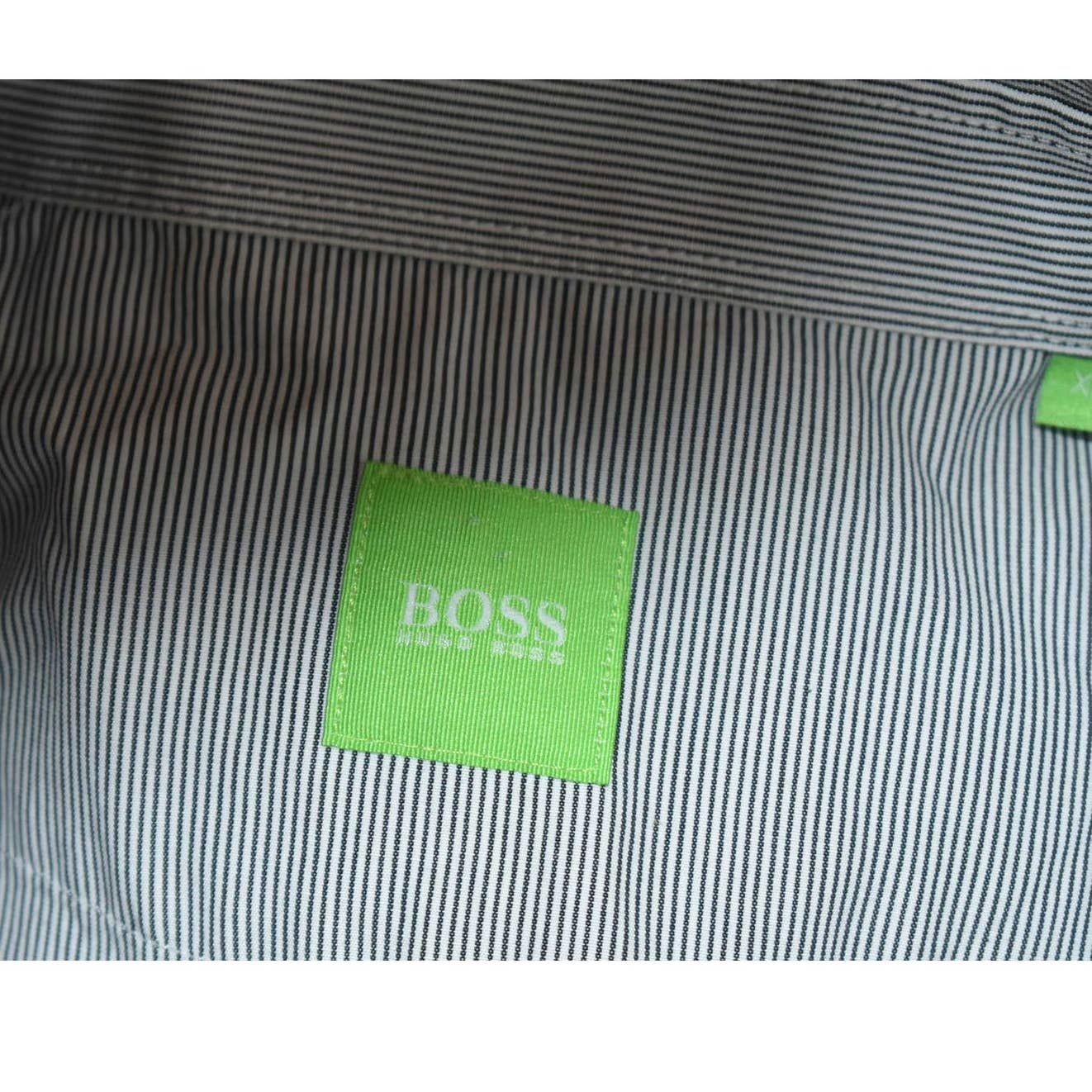 BOSS Hugo Boss Navy White Pinstripe Button Up Shirt - XL
