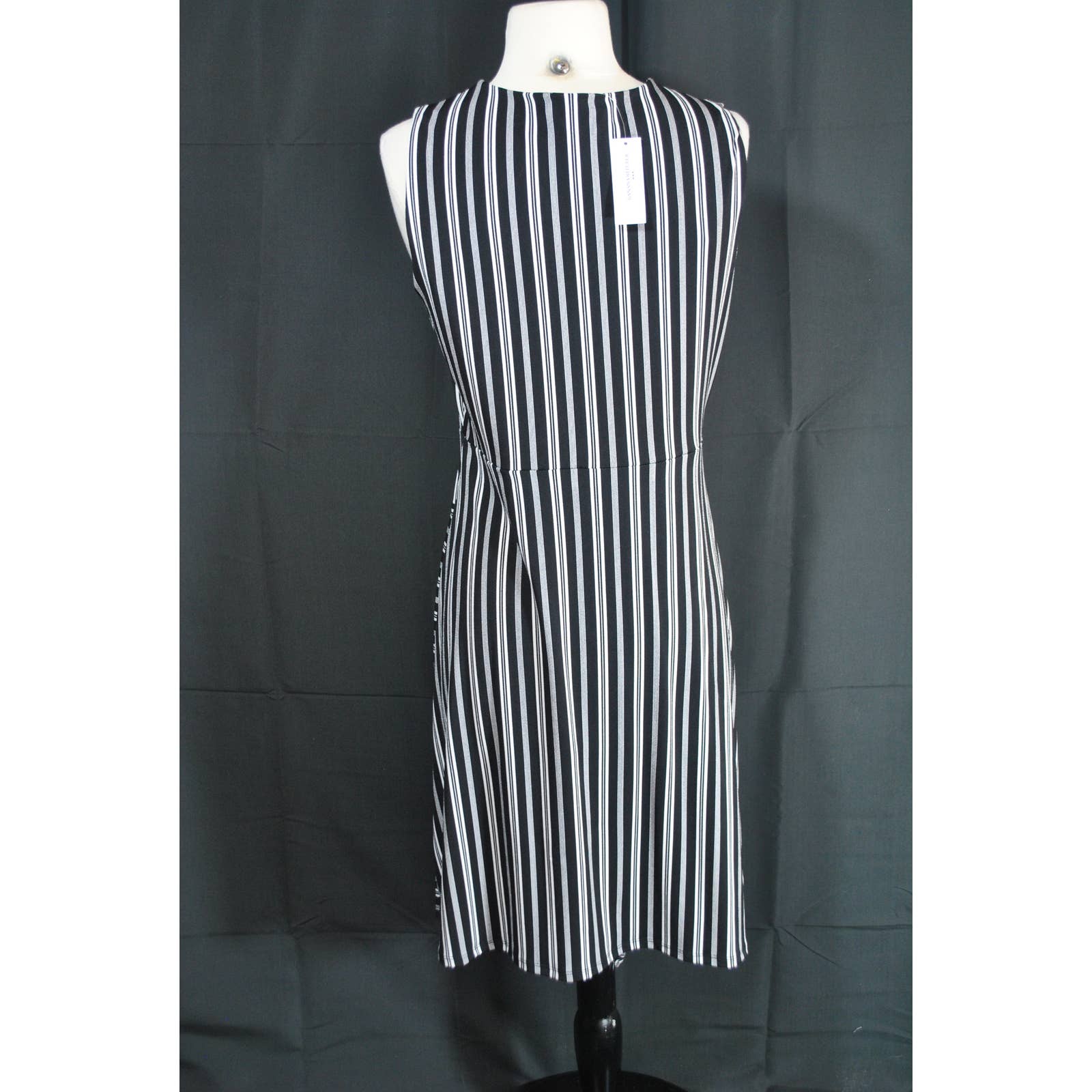 NWT Banana Republic Black and White Striped Dress - S
