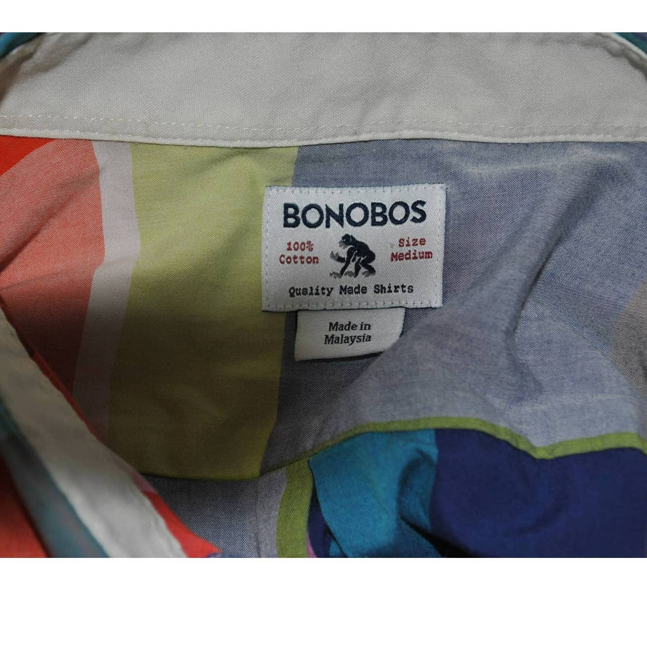 Bonobos Multicolor Plaid Button Up Shirt - M