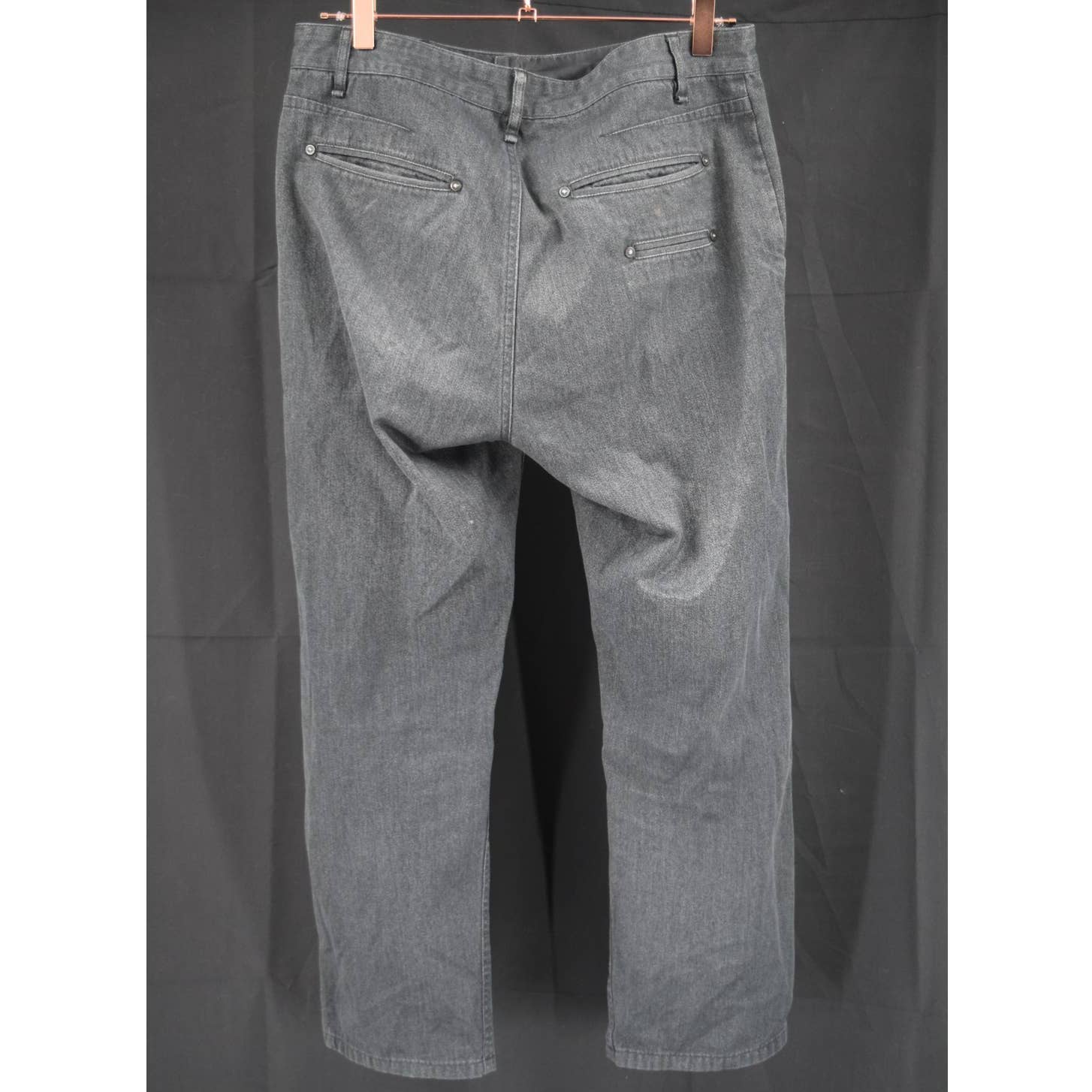 Rag & Bone Heathered Black Jean Cut Pants - 32