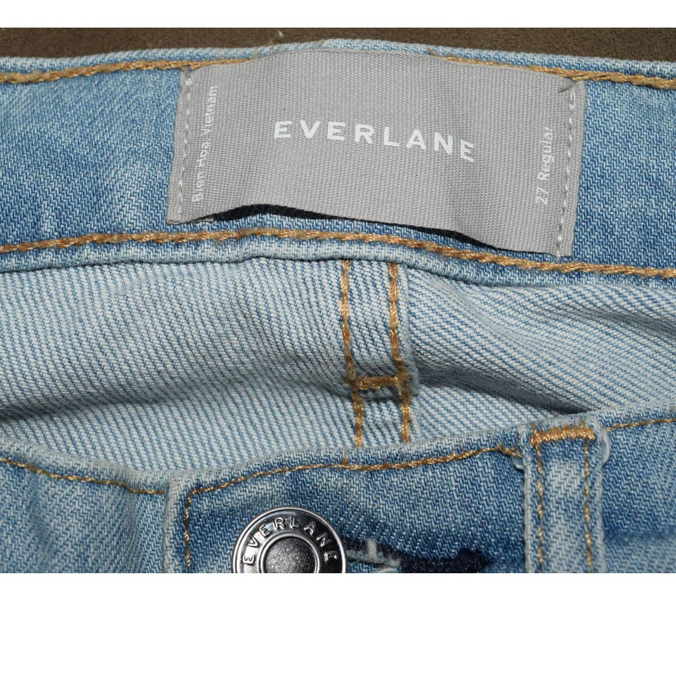 Everlane Acid Wash Fray Hem Denim Jeans - 27 R