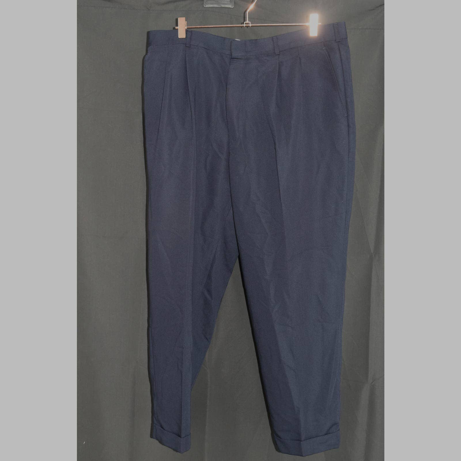 Vintage Yves Saint Laurent Pour Homme Navy Pleated Pants - 40