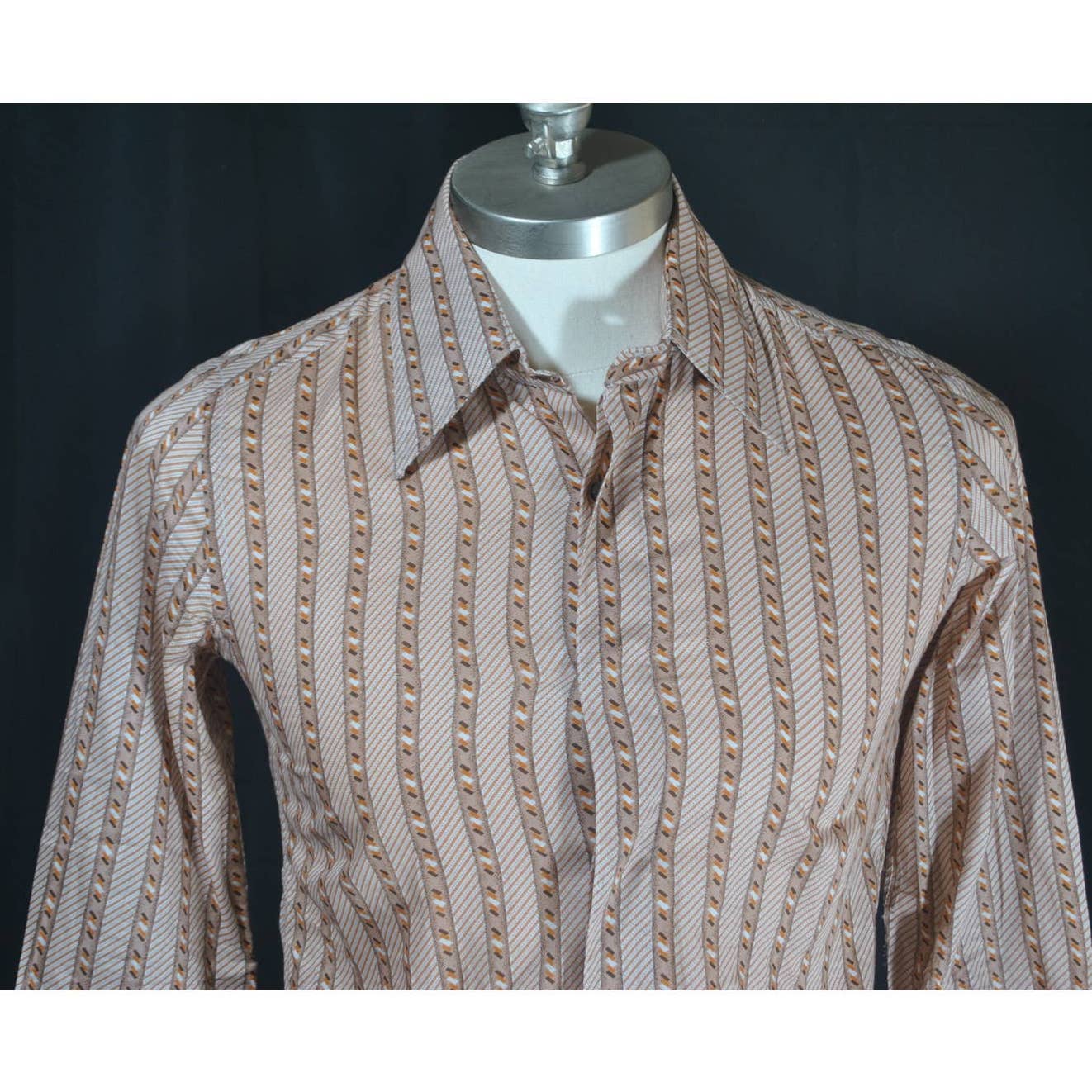 Vintage Givenchy for Chesa Patterned Button Up- S