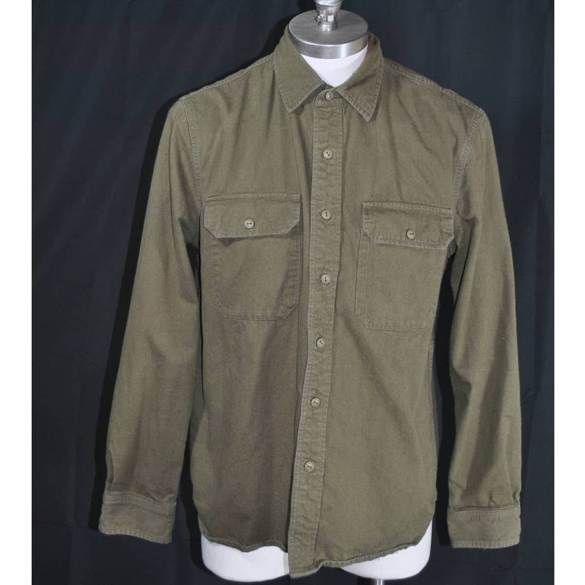 Joe's Olive Green Button Up Shirt- L