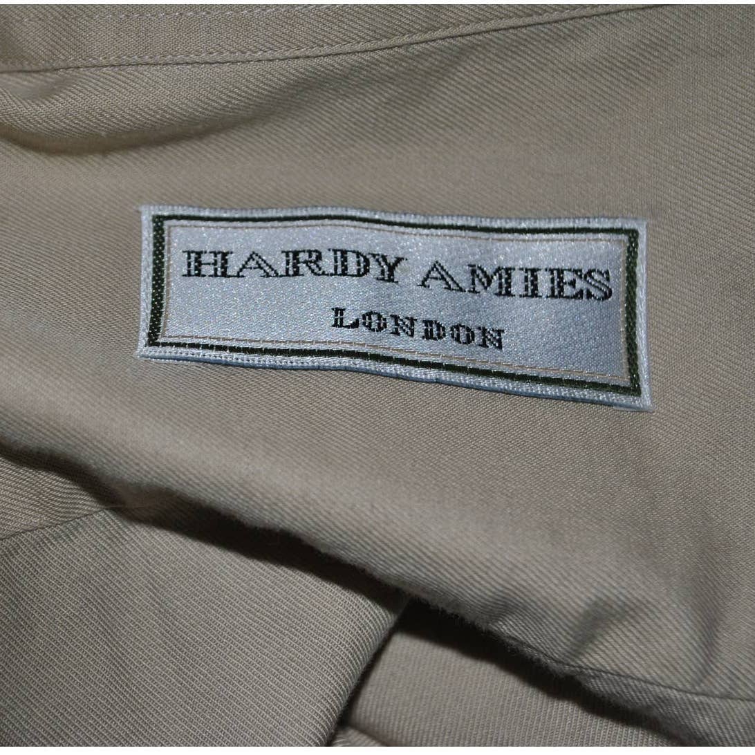 Hardy Amies London Tan Button Up Shirt- S
