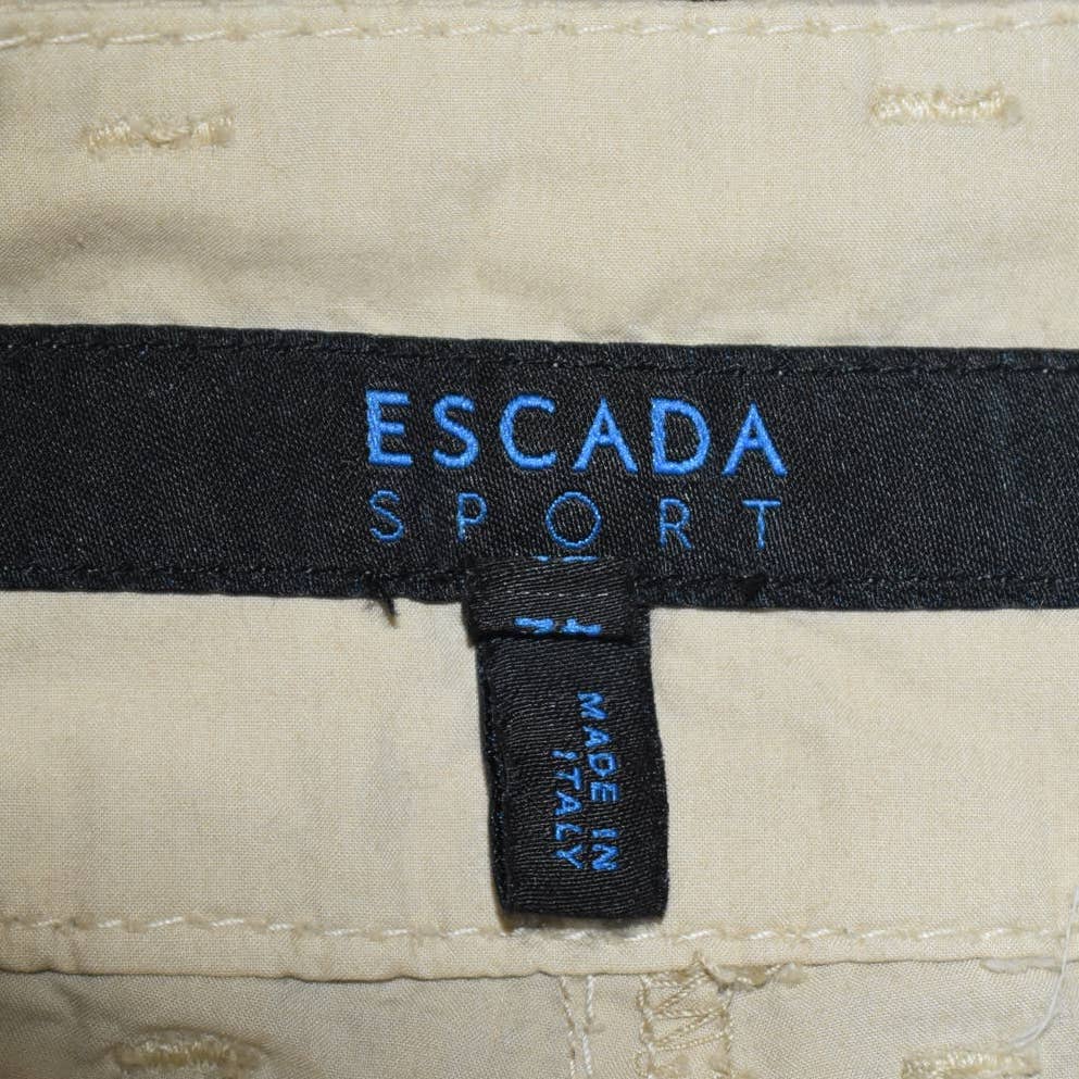 Escada Sport Tan Cargo Pants- 42
