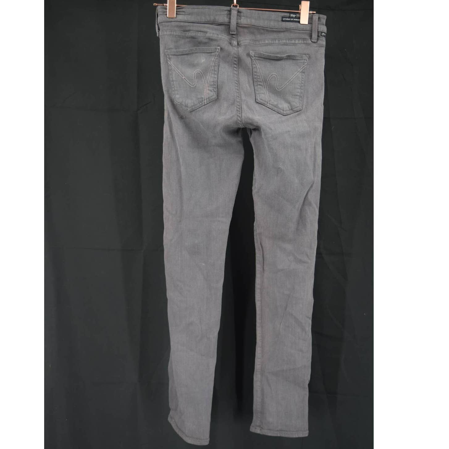 Citizens of Humanity Avedon Gray Slick Skinny Jeans - 28