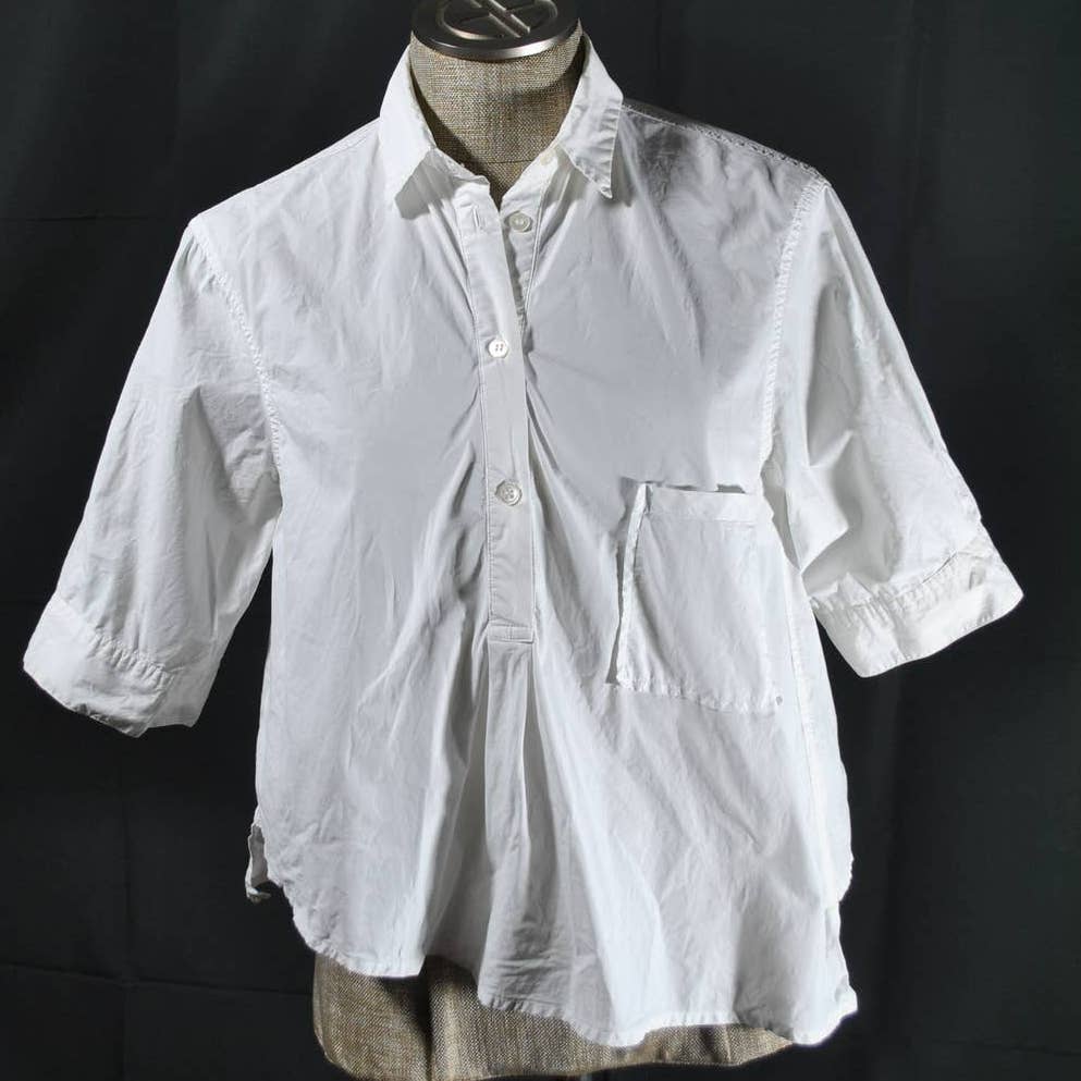 Equipment Femme White Button Up Top - S