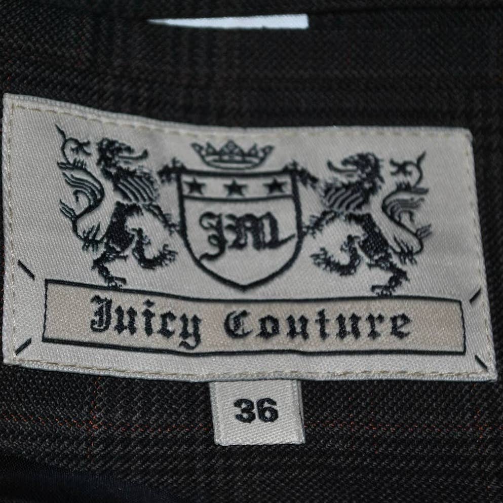 Juicy Couture Plaid Blazer- 36