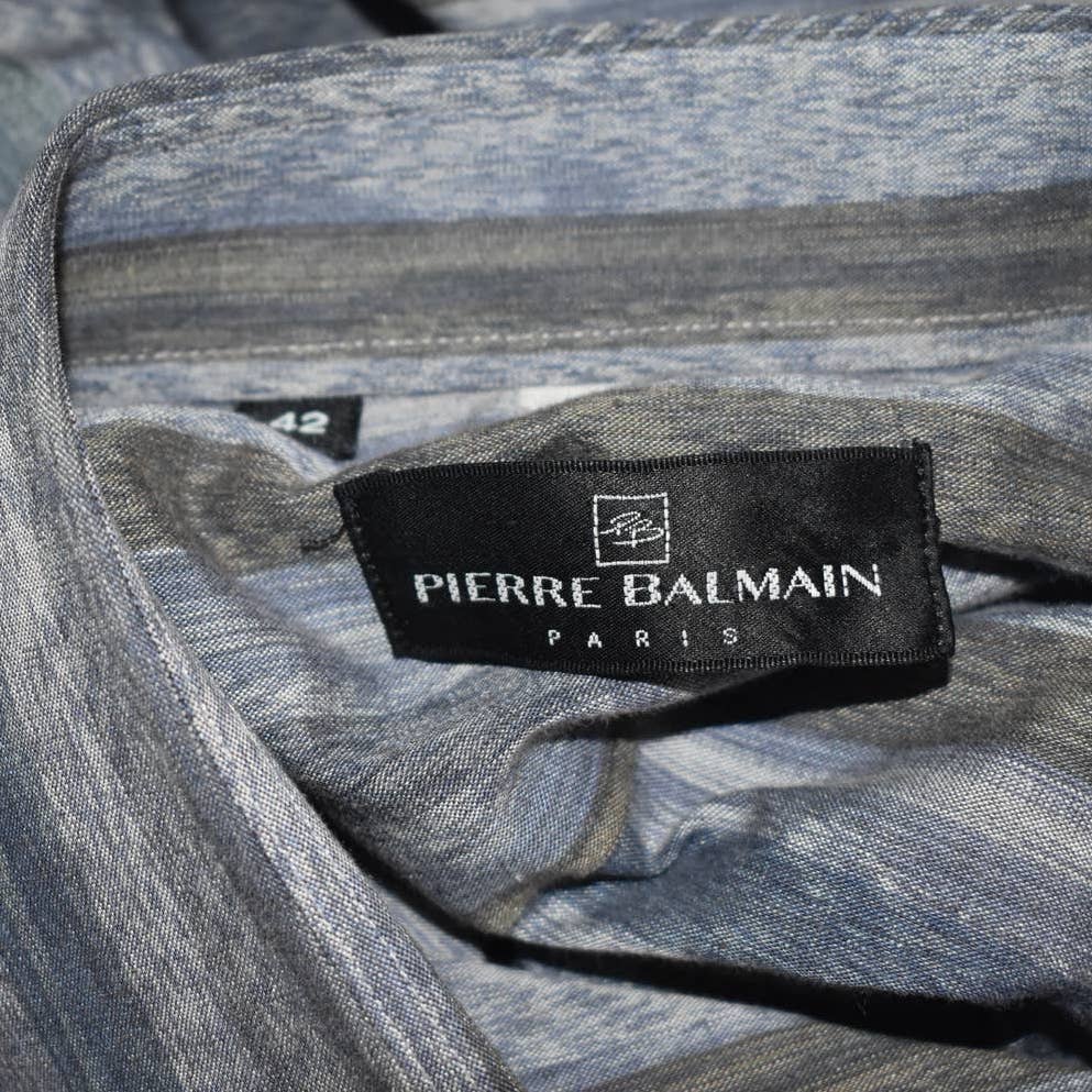 Pierre Balmain Vertical Striped Shirt- 42 (US M)