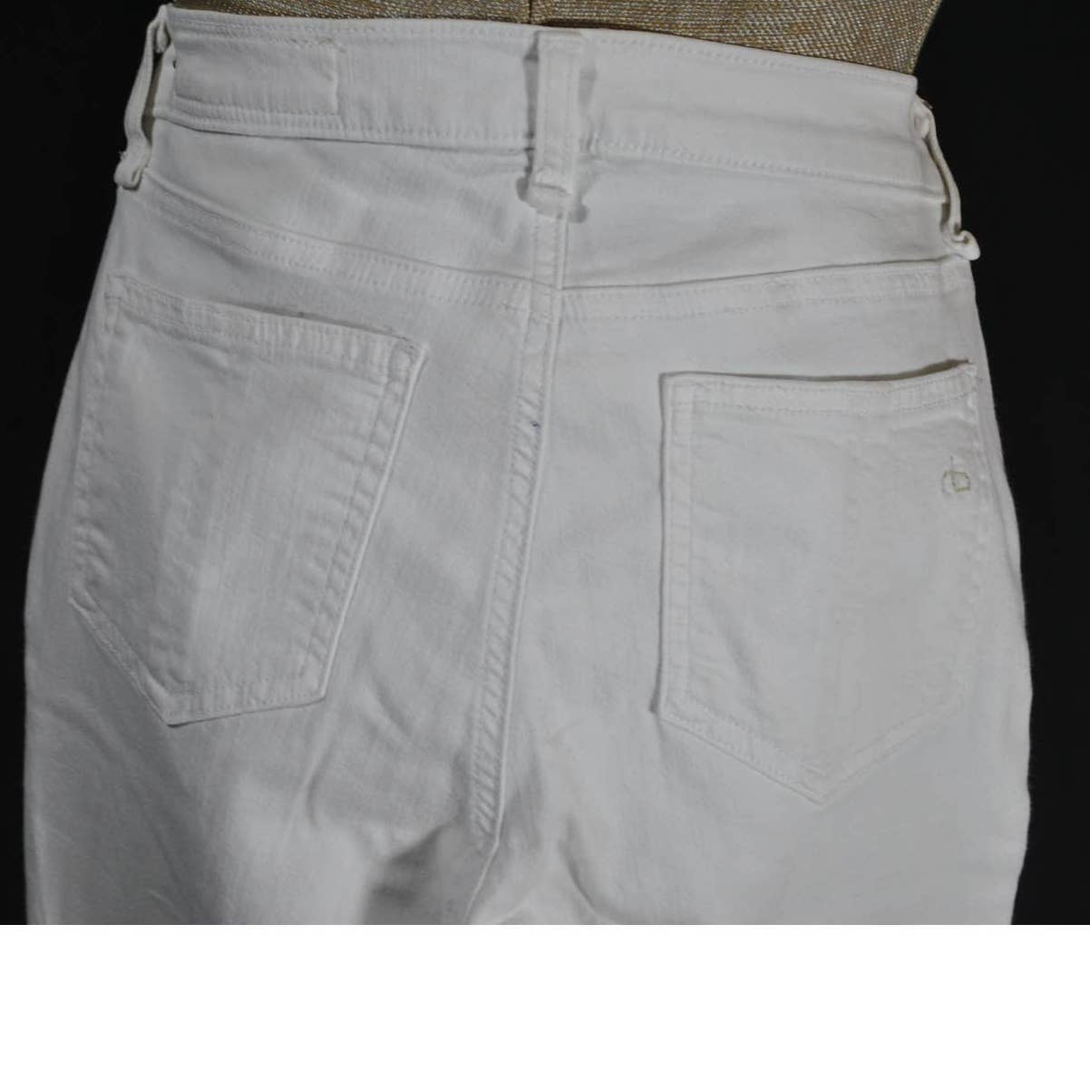 Rag & Bone White Five Pocket Skinny Jeans - 26