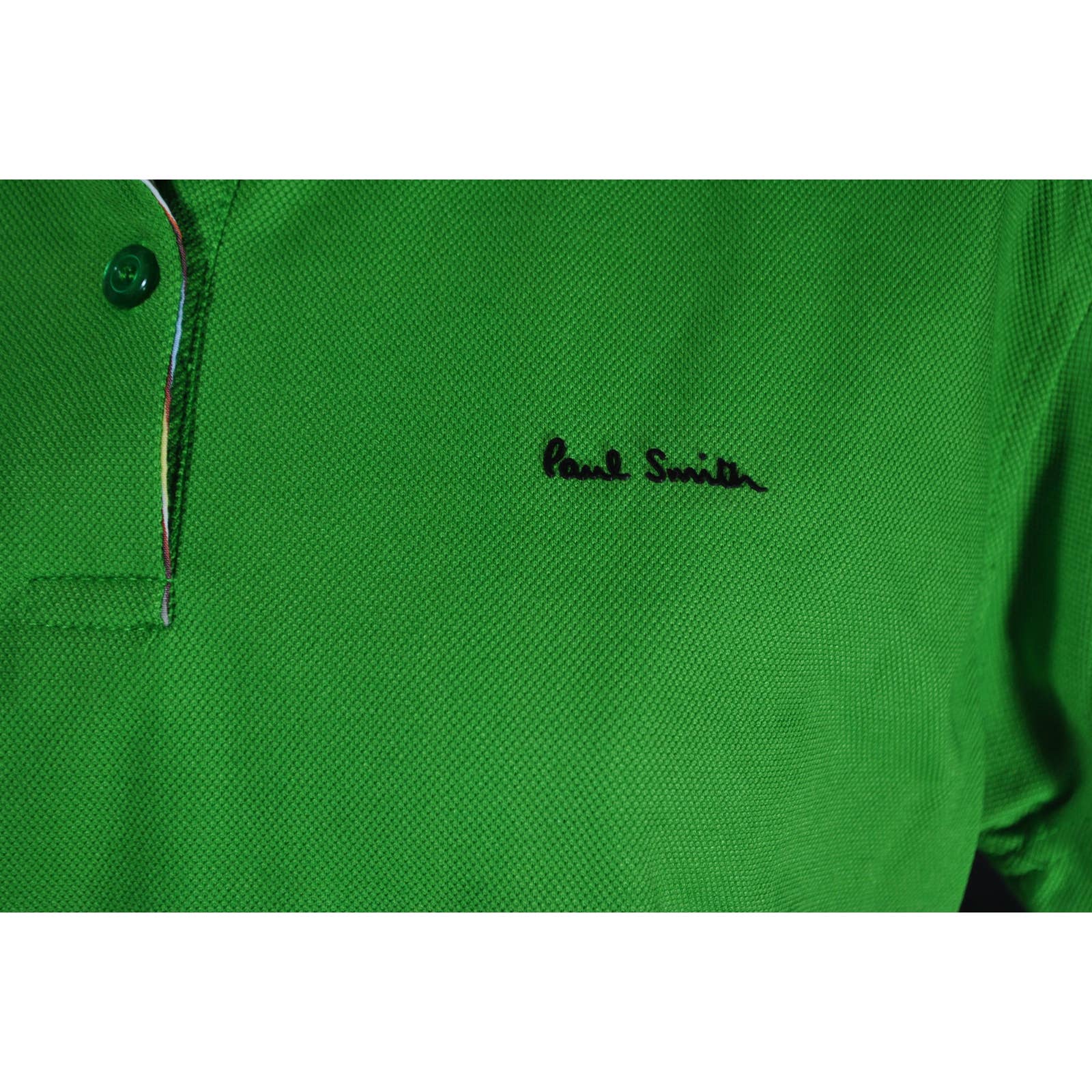 Vintage Paul Smith Green Cropped Polo Shirt