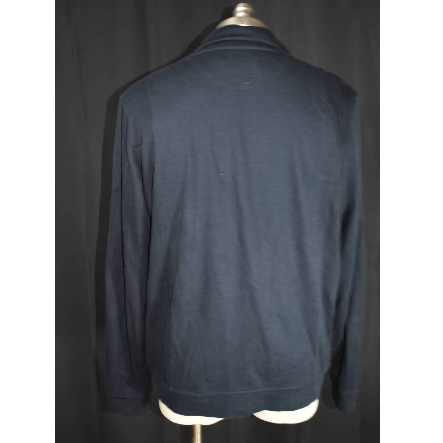 Ted Baker Navy Mock Neck Sweater - 6 - XL