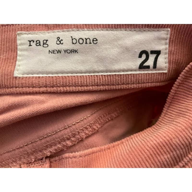 Rag & Bone Cameo Peach Thin Wale Corduroy Pants - 27