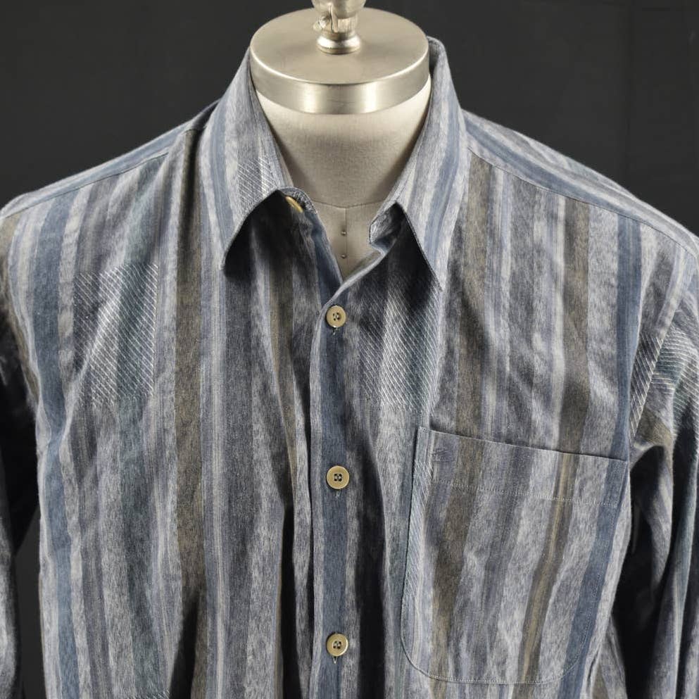 Pierre Balmain Vertical Striped Shirt- 42 (US M)