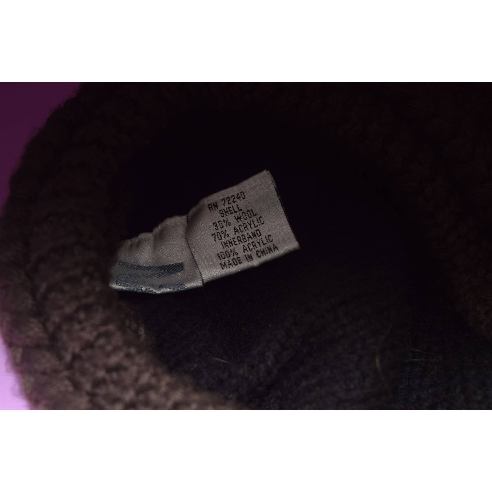 NILS Wool Knit Brown Winter Hat Beanie