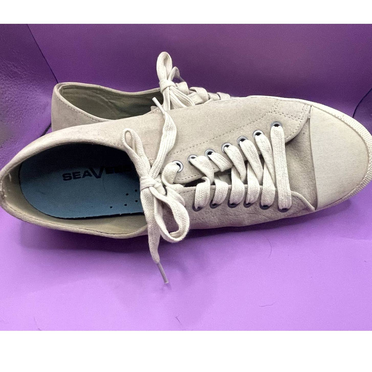 SeaVees Army Issue Low Tan Suede Cap Toe Sneakers - 12