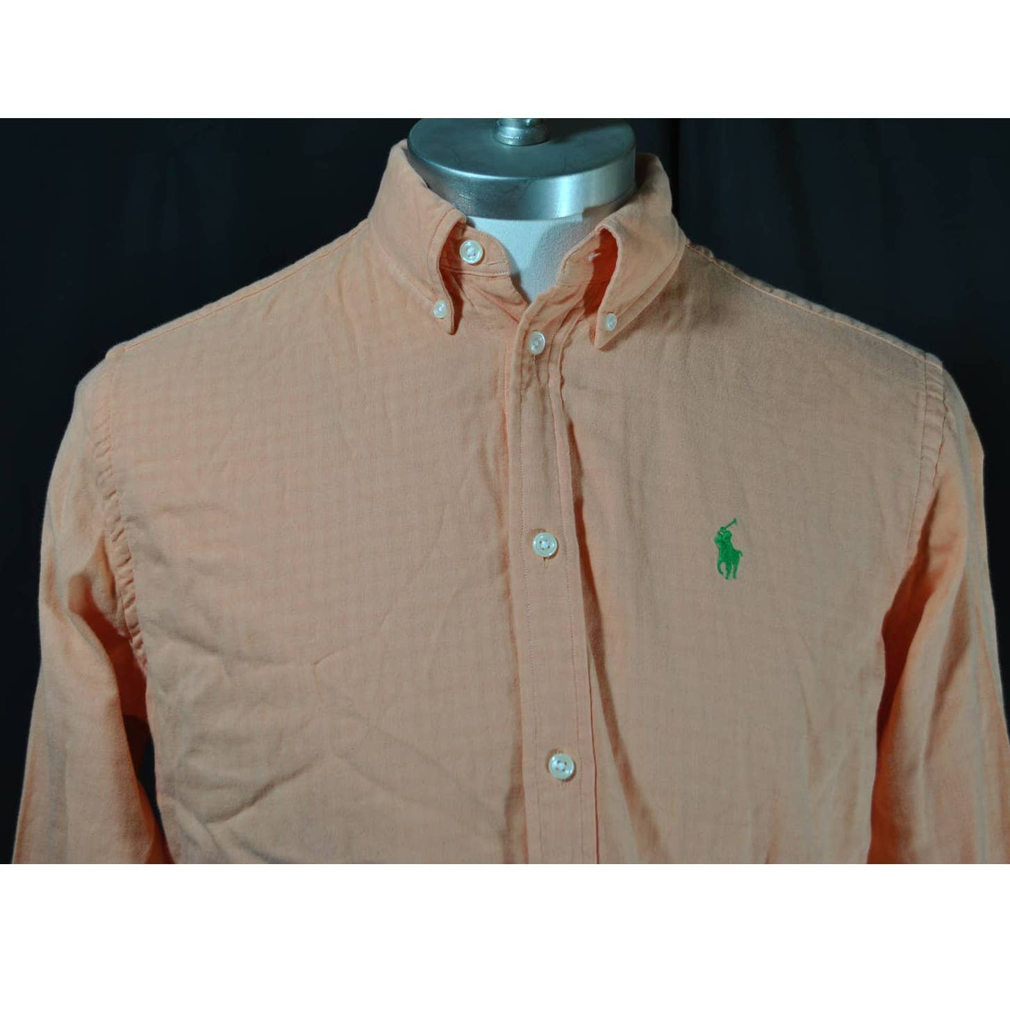 Ralph Lauren Blue Label Orange Button Up Shirt - L