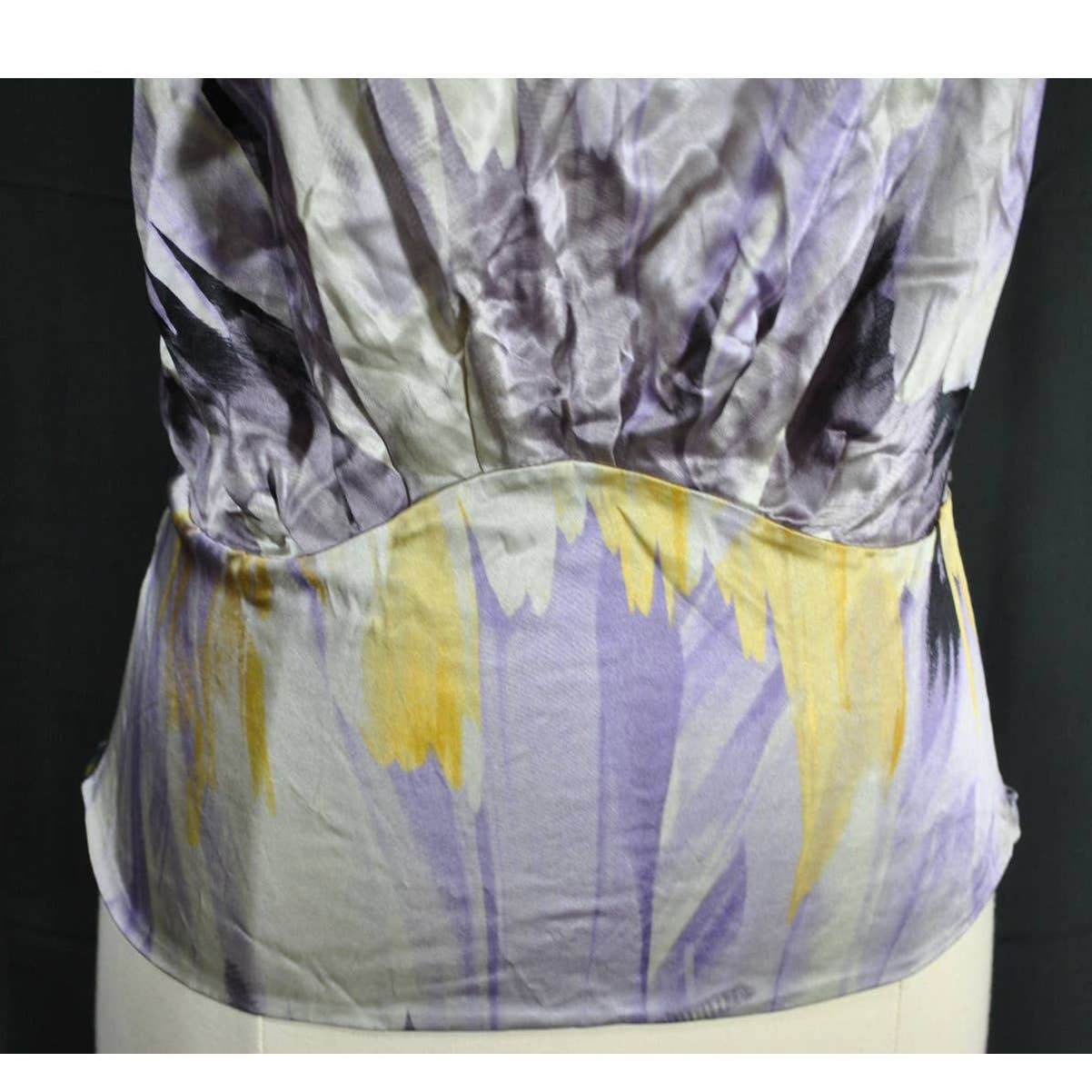 Ted baker 100% Silk Abstract Print Sleeveless Top- 0