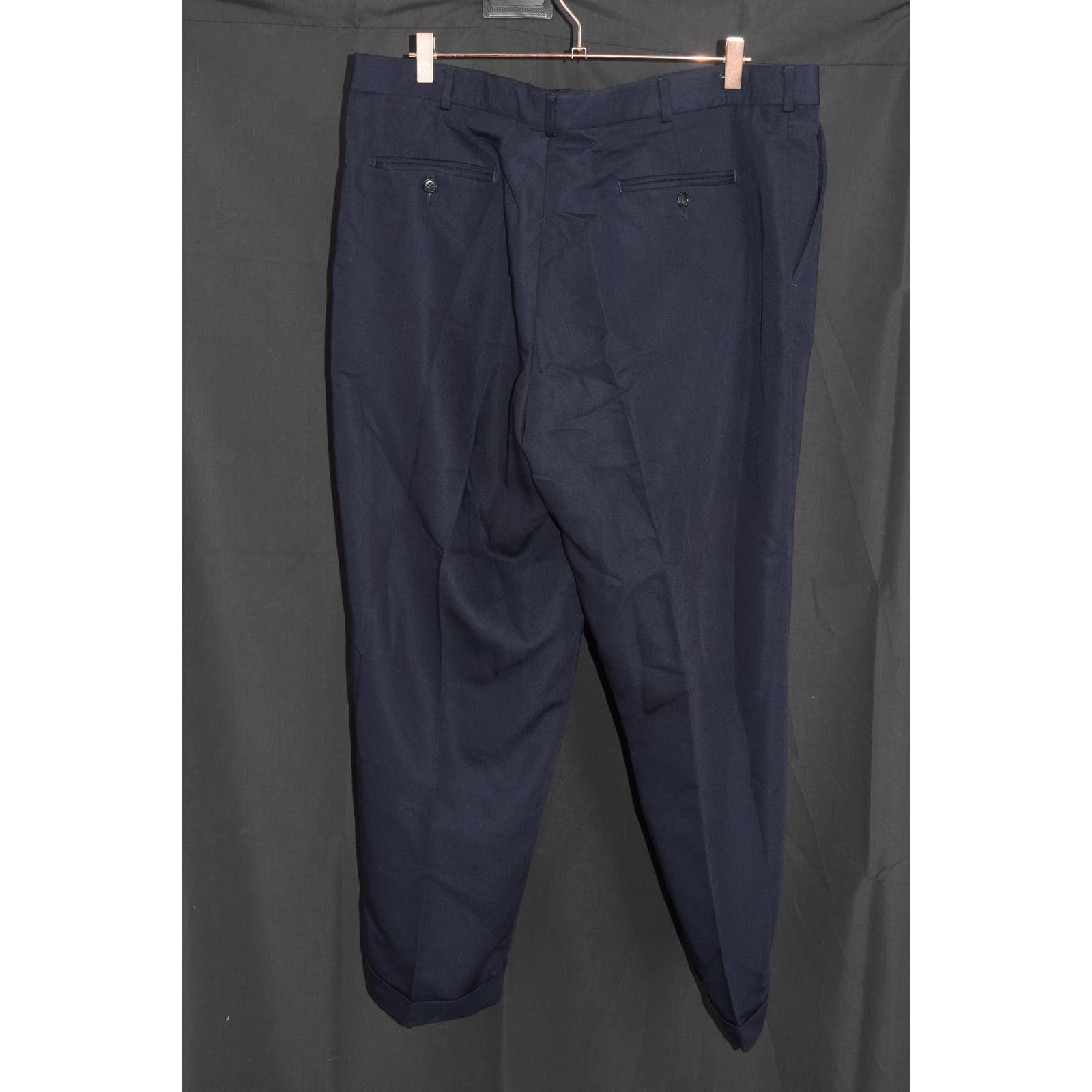 Vintage Yves Saint Laurent Pour Homme Navy Pleated Pants - 40