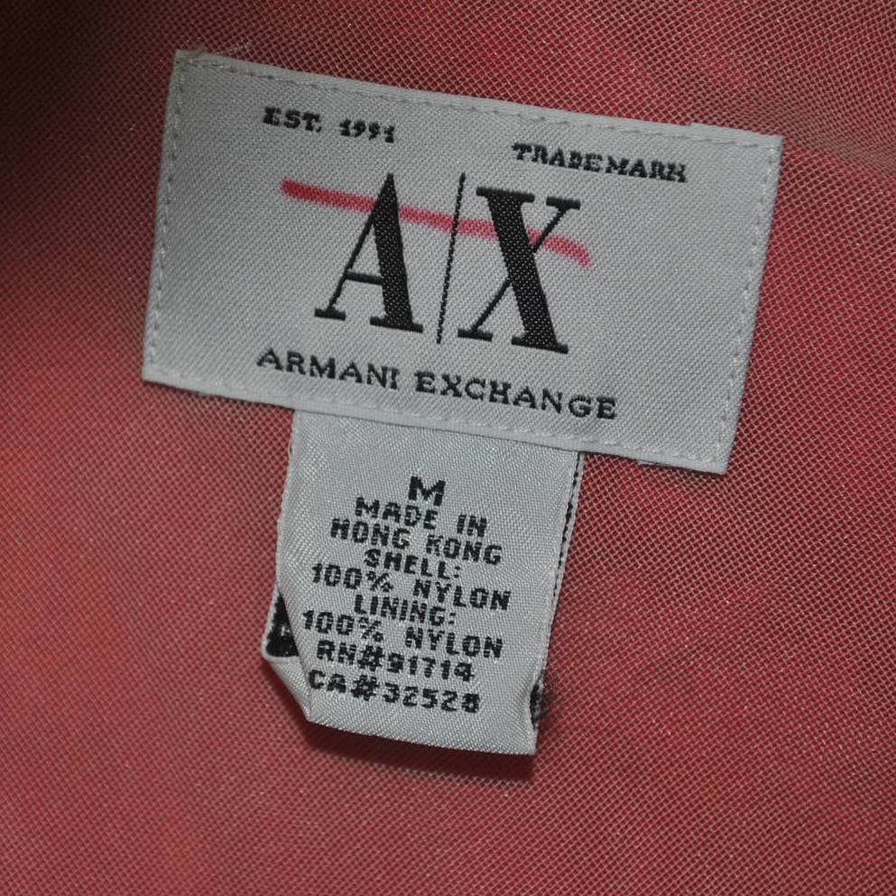 Armani Exchange Red Zip Up Vest - M