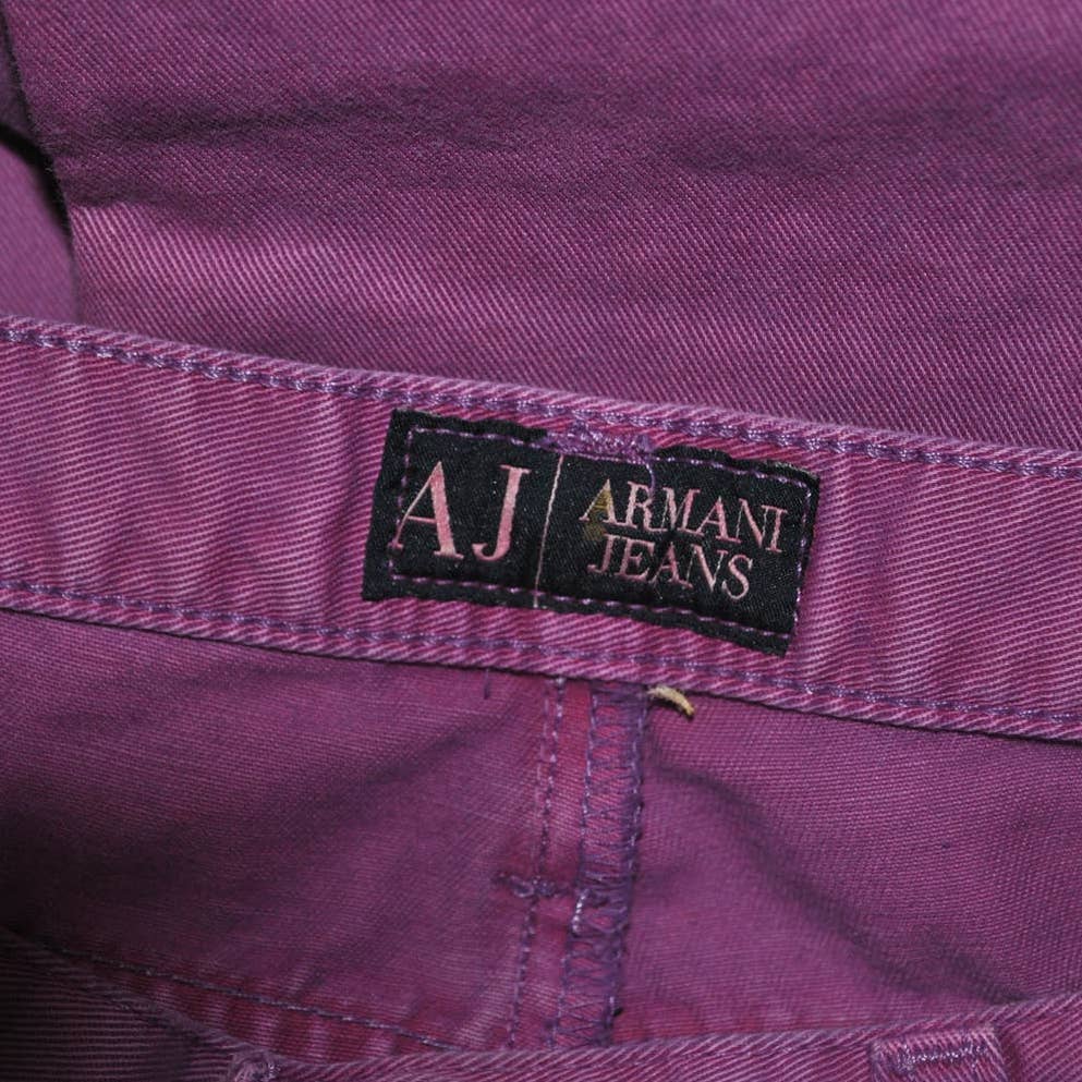 NWT Armani Purple Boot Cut Low Waist Jeans- 27
