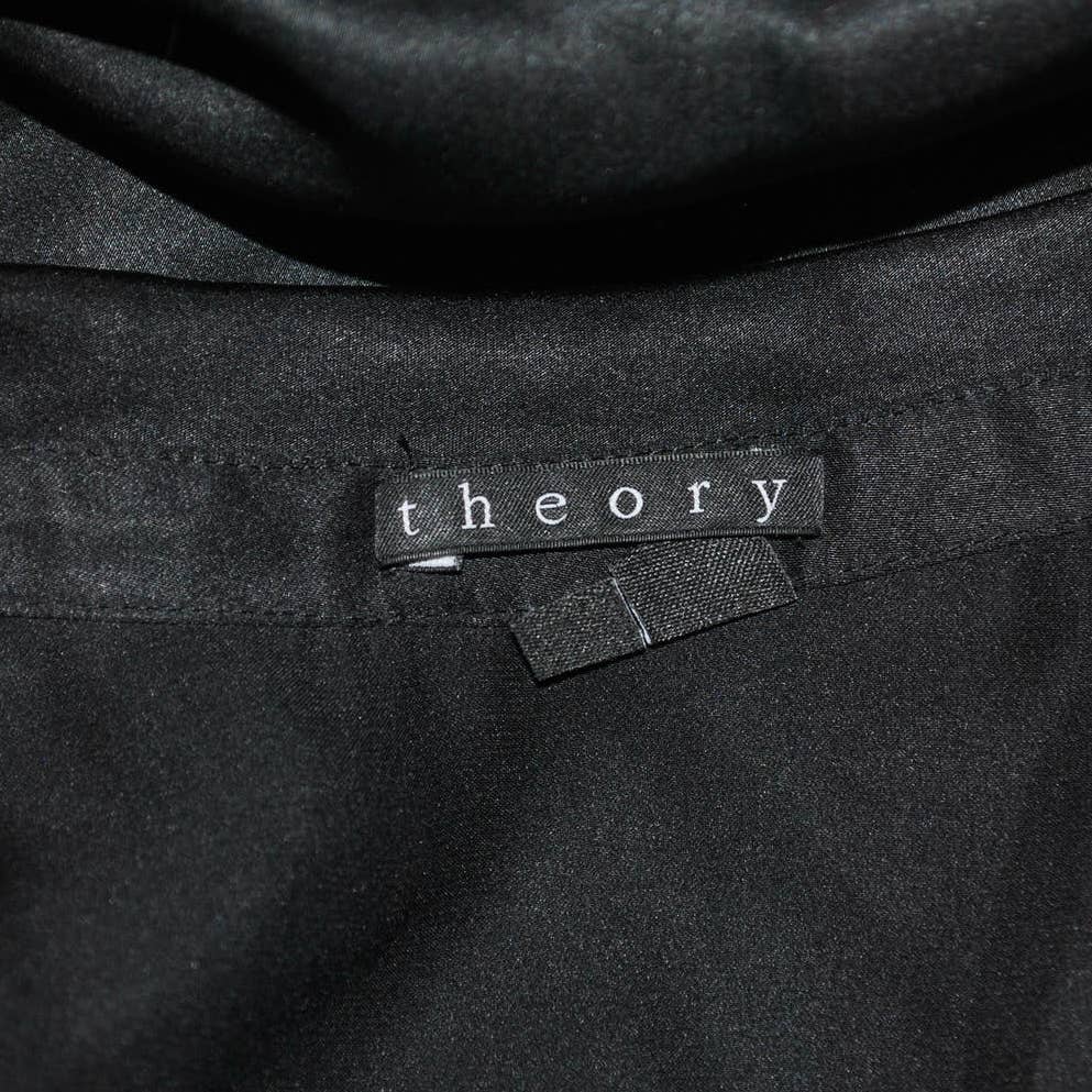 Theory 100% Silk Button Up- S