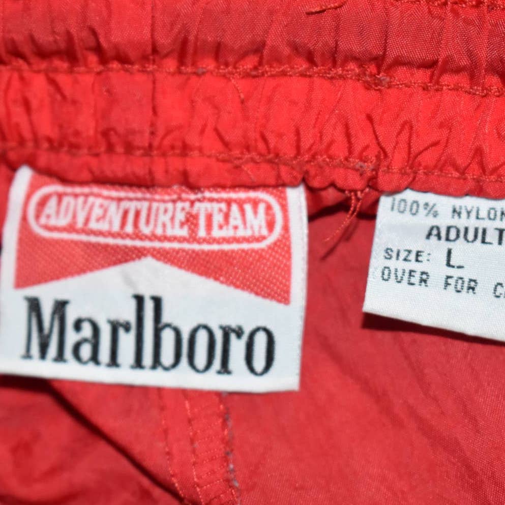 Adventure Team Marlboro Red Windbreaker Pants- L
