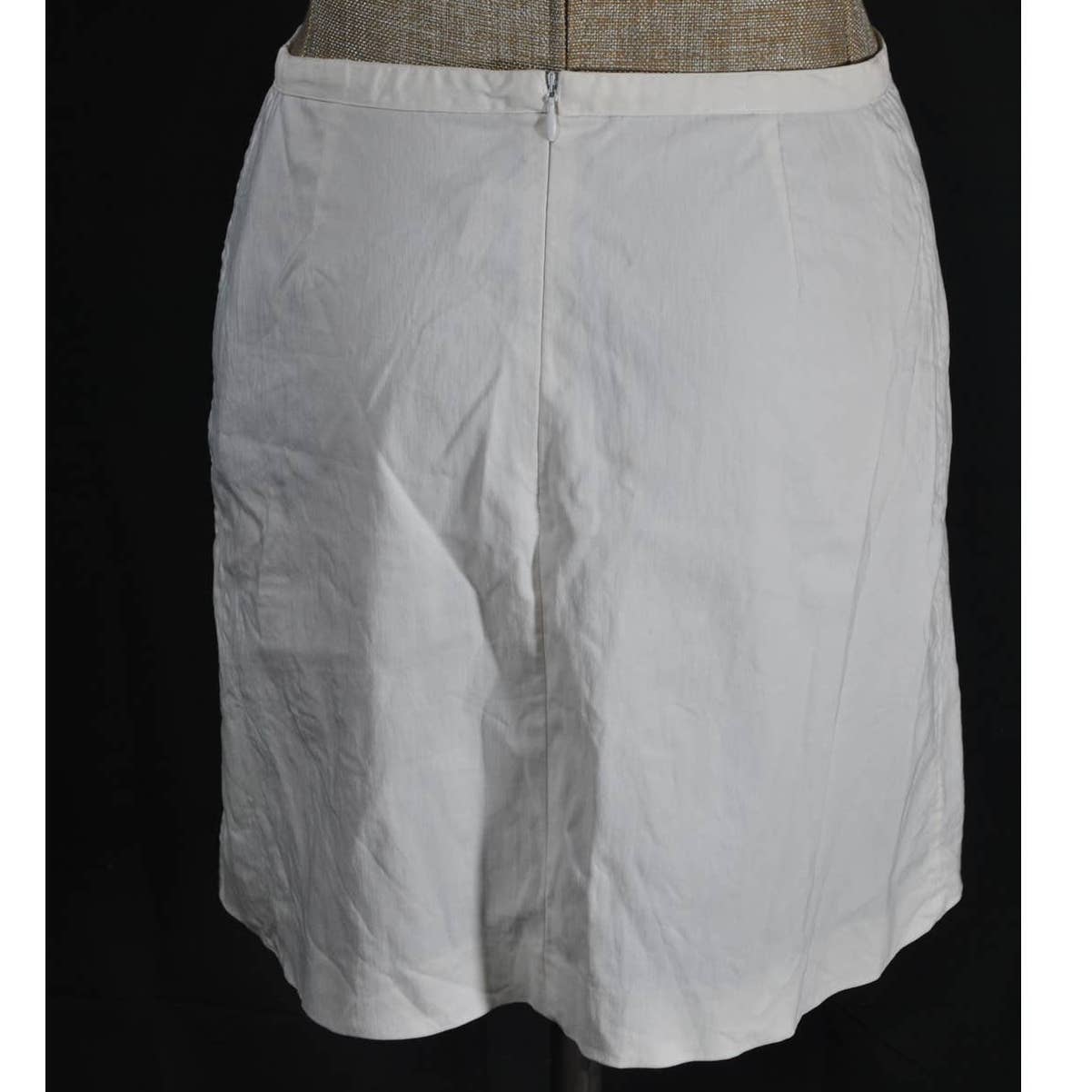 Kookai White Midi Skirt with Buckle- 40 (US 8)