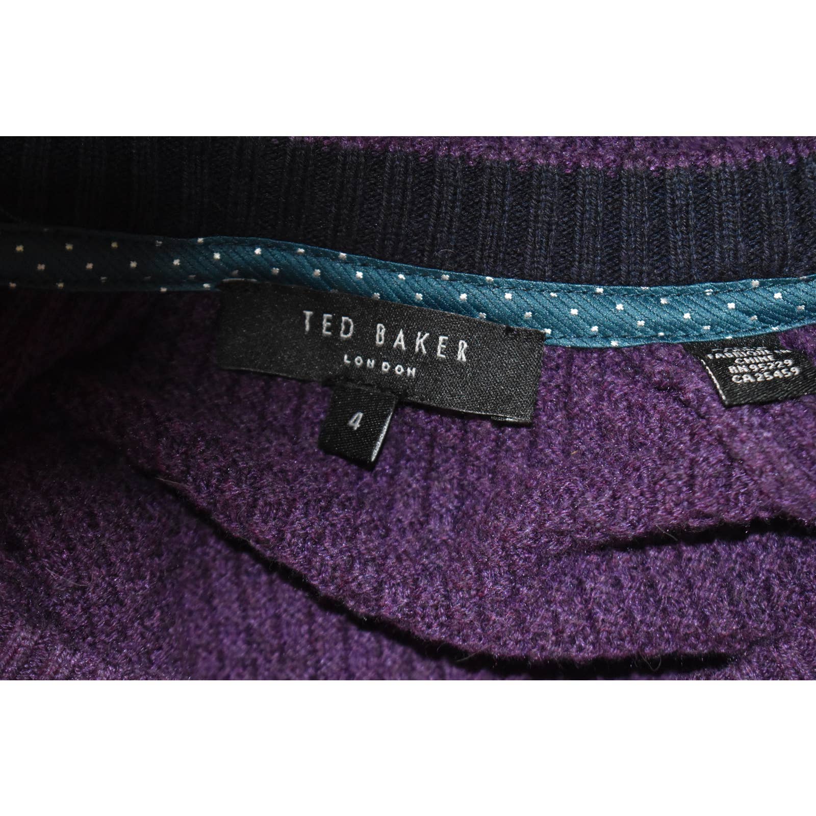 Ted Baker Knit Purple Crewneck Sweater - 4