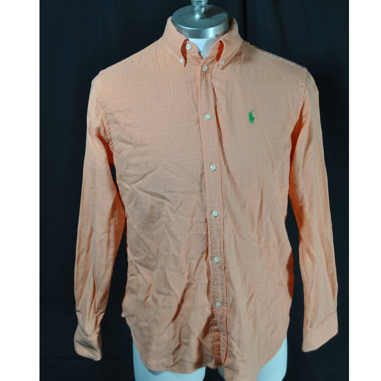 Ralph Lauren Blue Label Orange Button Up Shirt - L