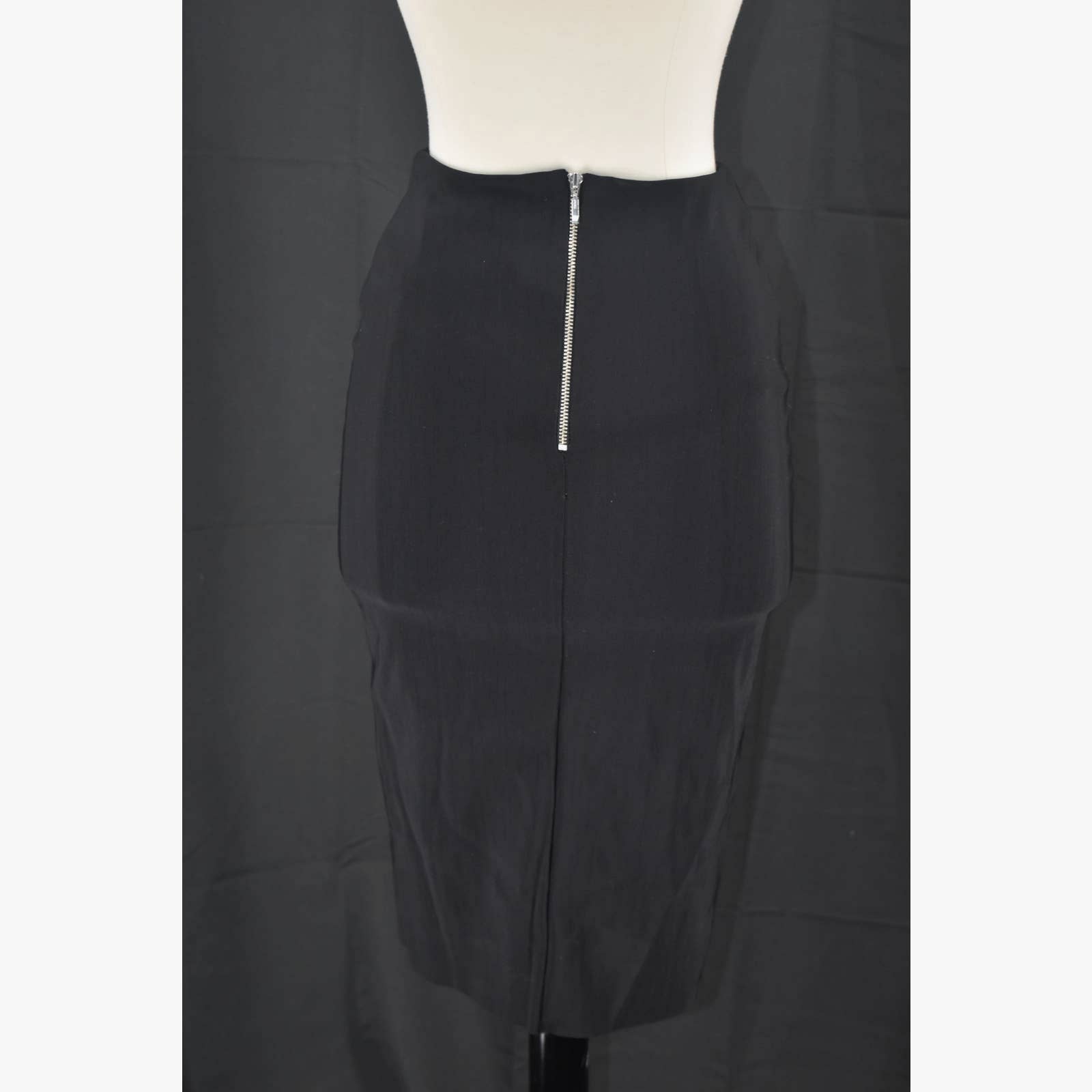 NWT Bec & Bridge Black Lined Grommet A-Line Skirt - 4
