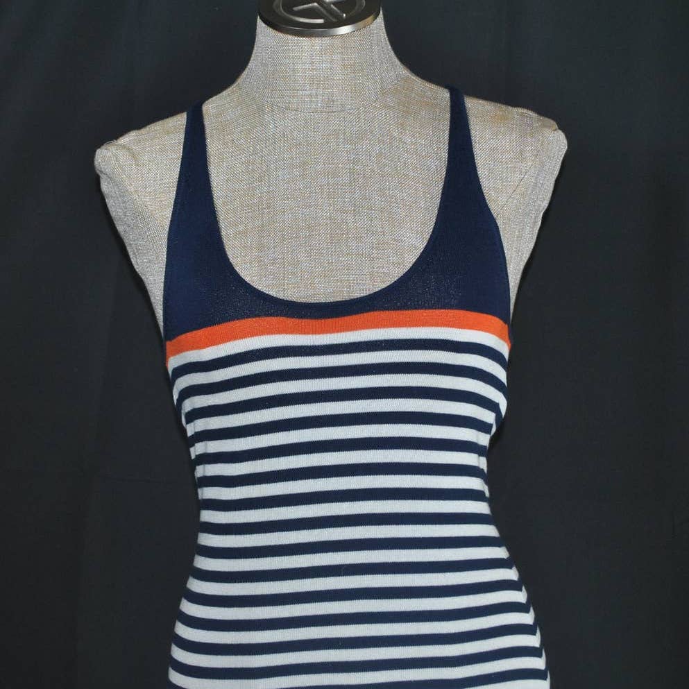Trina Turk Striped Racerback Tank Dress- P