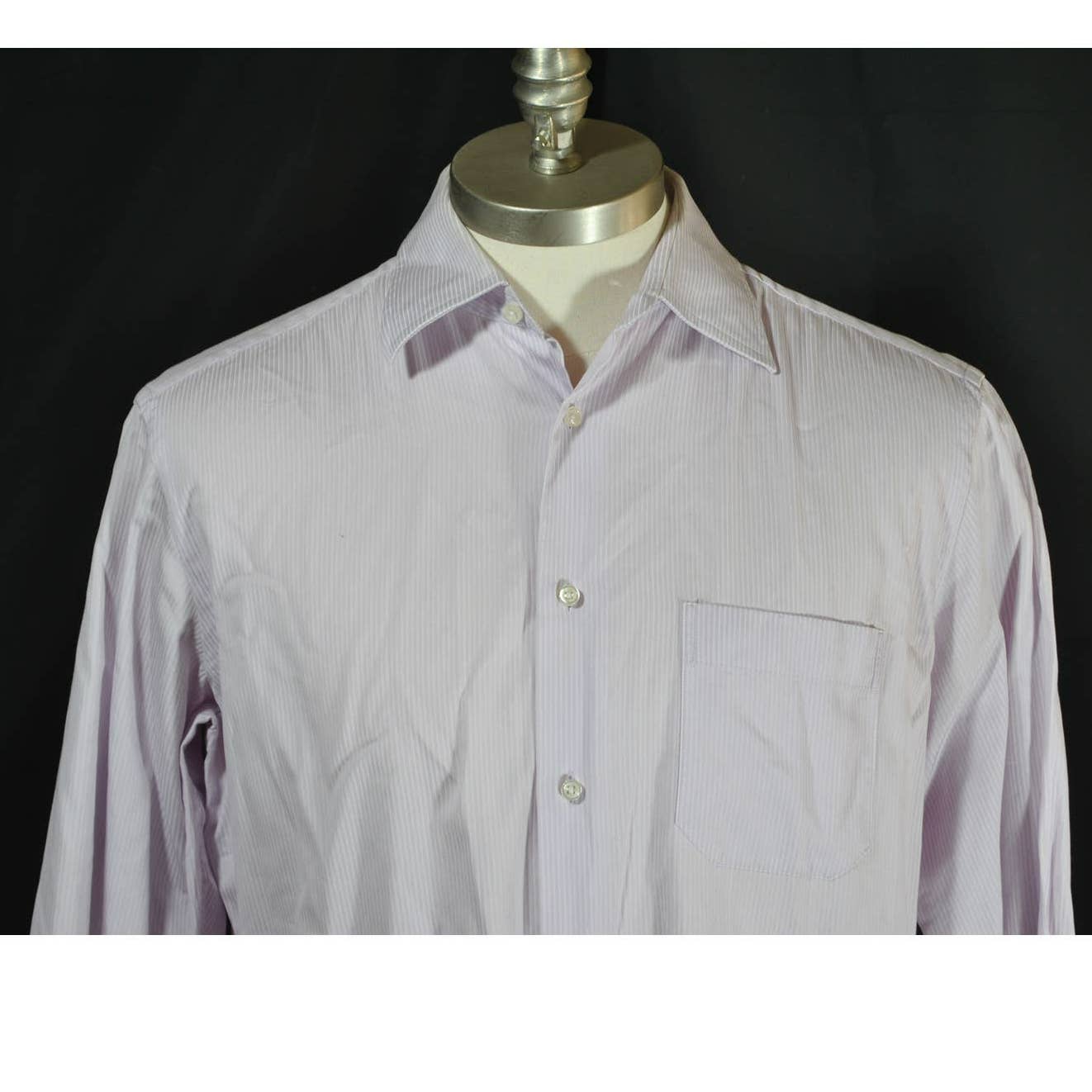 BOSS Hugo Boss Pale Lavender Button Up Shirt - 15.5