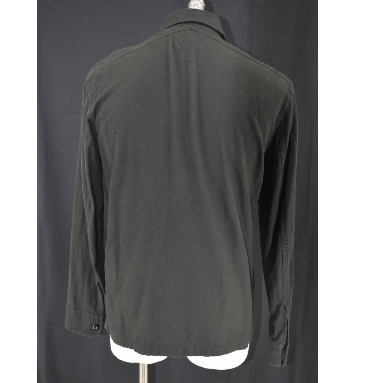Sandro Paris Deep Green Button Up Flannel Shirt - XL