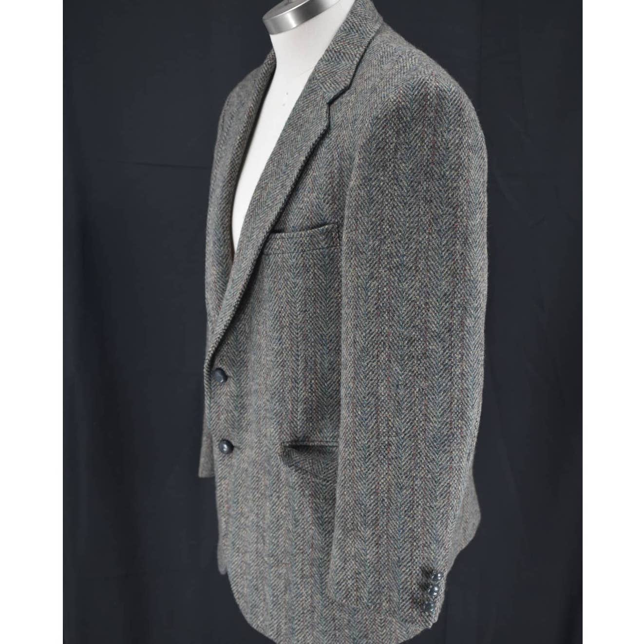 Vintage Harris Tweed 100% Pure Scottish Wool Blazer-40R