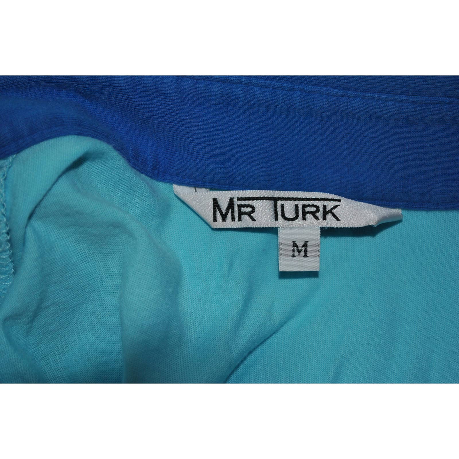 Mr Turk Blue on Blue Polo Shirt - M
