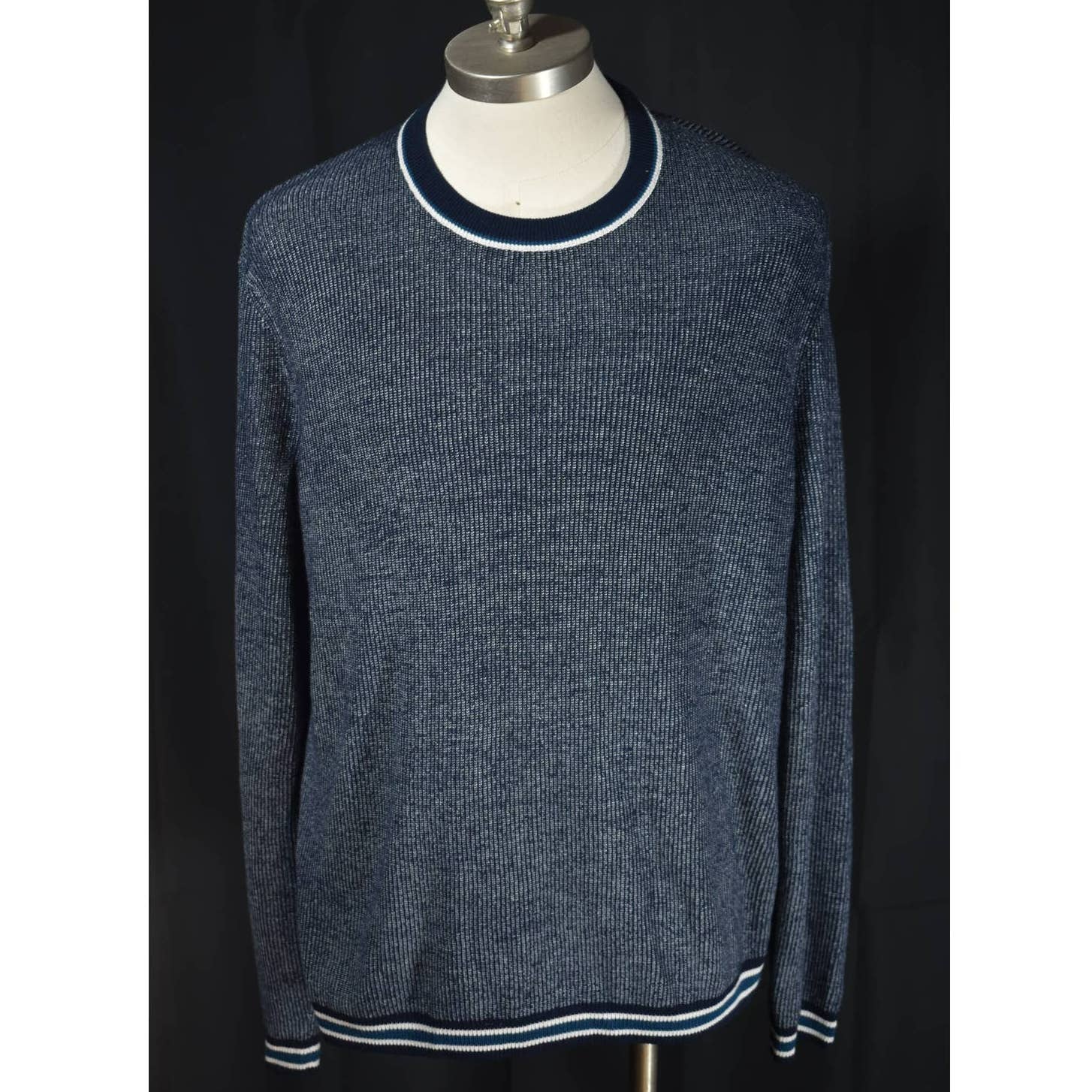 Ted Baker Blue Gray Crewneck Sweater - 6 - XL