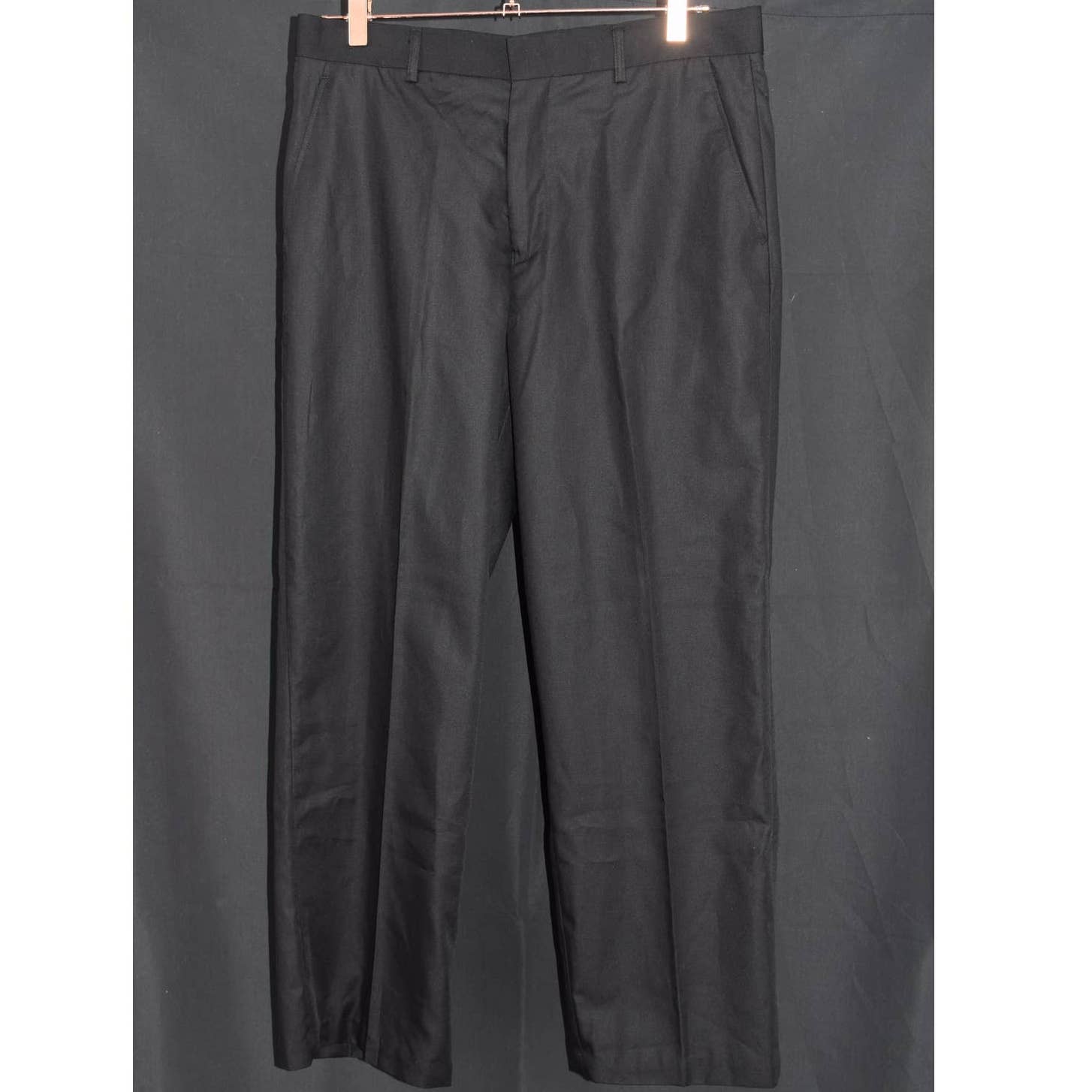 Ted Lapidus Black Flat Front Pants - 34