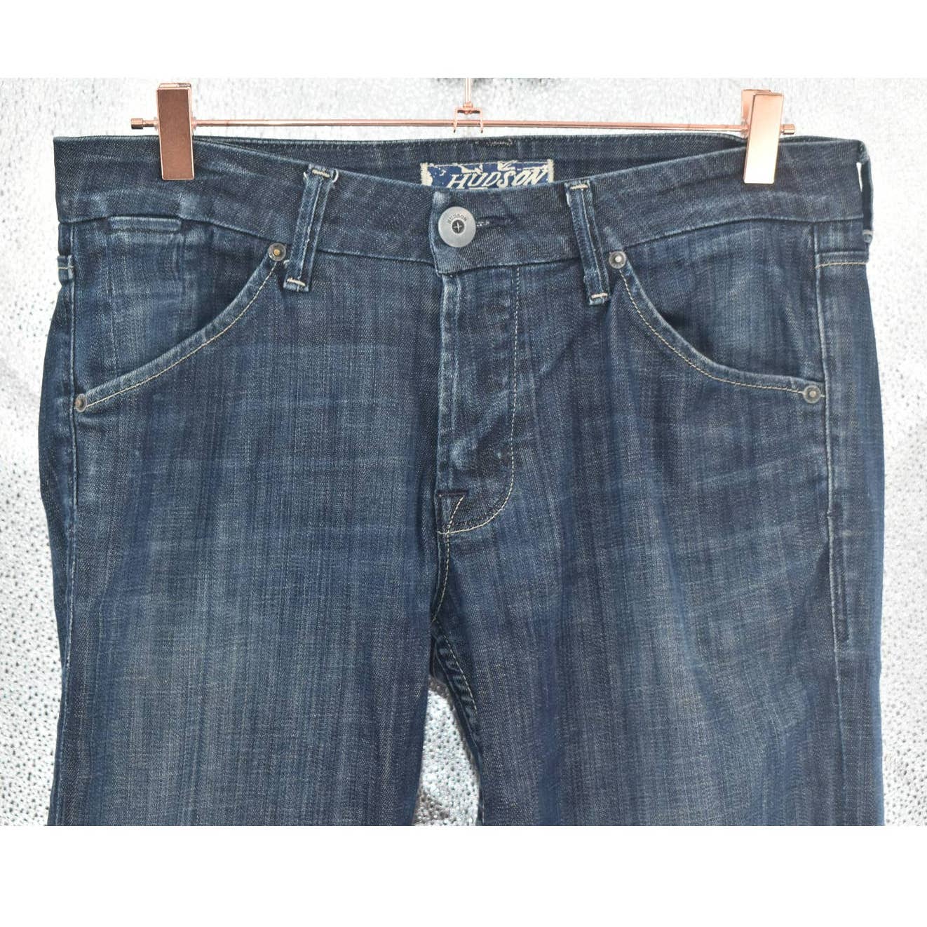 Vintage Hudson Bootcut Low Rise Denim Jeans - 32